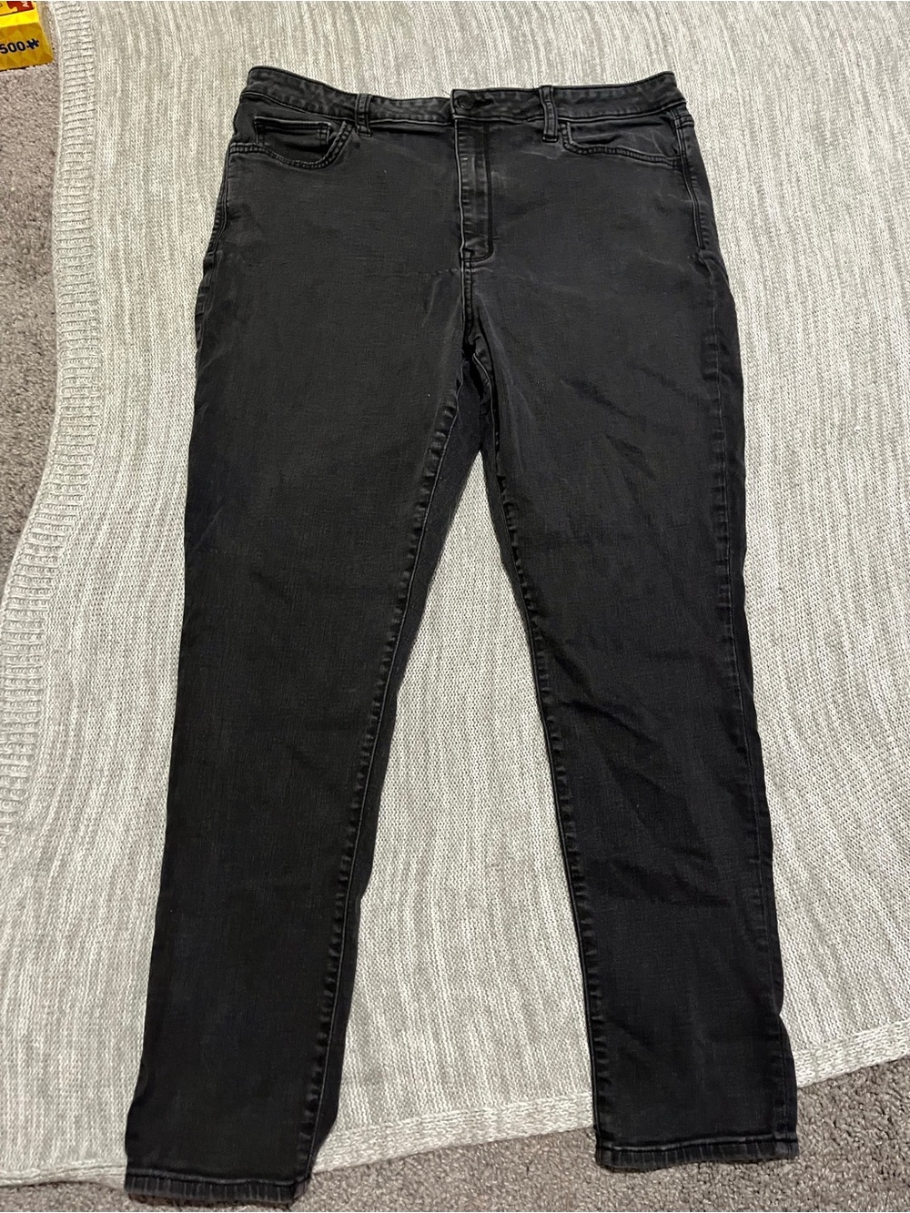 Women's Black Stretch High-Rise Jeans